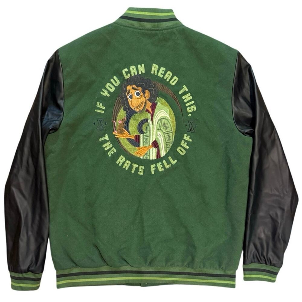 Disney Parks Encanto Bruno Varsity Jacket NWT Adult Medium M Rats Fell Off New